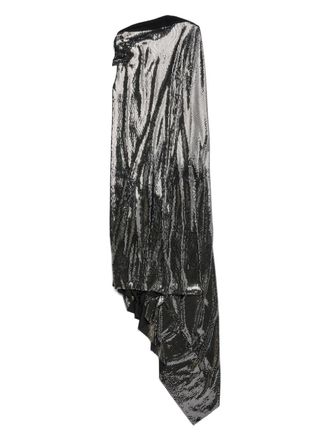 Balenciaga Metallic-Effect Dress - Black