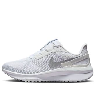 Nike (WMNS) Nike Air Zoom Structure 25 Wide White Metallic Silver FN7996-100