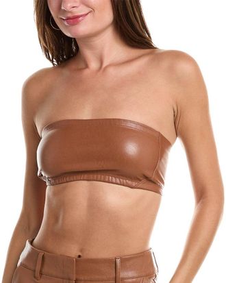 Commando Commando Faux Leather Bandeau Bralette