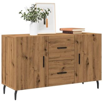 Berkfield Home Sideboard Artisian Oak 100x36x60 cm Engineered Wood in Brown | Size: 100 x 36 x 60 cm