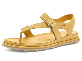UGG Goldengaze Toe Post Womens Sandals Wheat Field : 6.5 B - Medium, Suede