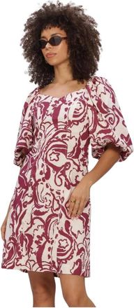 Y.A.S Yasfleur 2/4 Dress S - Dames - Korte kleedjes - Veelkleurig - M - Kleedjes