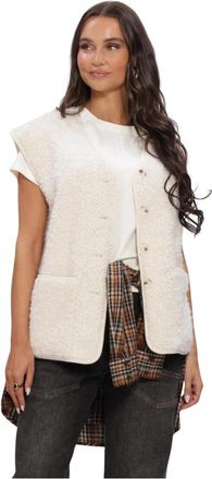 Object Objiduna LO Bodywarmer - Dames - Bodywarmers - Beige - S - Jassen