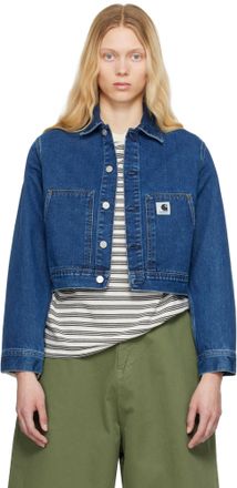 ジャケット Victoria Beckham Denim cropped jacket Cropped Denim Jacket In Indigo Rinse – Victoria Beckham UK