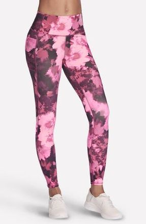 Skechers GO FLEX RIB Inbloom Full Length High Waist Pocket Leggings in Natural at Nordstrom Rack, Size Medium