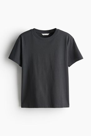 H&M T-Shirt aus Baumwolle - Grau