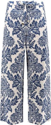 Max Mara Dames, Broeken, Veelkleurig, Maat: XL Katoen