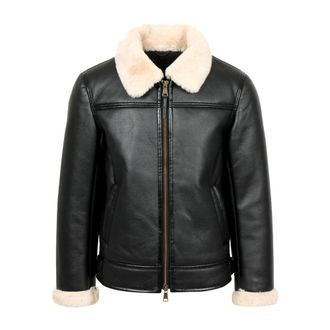 AT.P. CO Imitatie Shearling Jas - Heren - Jassen - Zwart - Maat: XL Leer