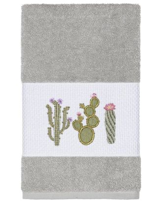 Linum Home Textiles Mila Turkish Cotton Embellished Hand Towel