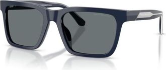 Emporio Armani Heren, Accessoires, Blauw, Maat: 57 MM Polyamide