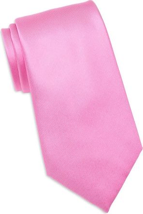 Duchamp Solid Silk Tie in Hot Pink Color at Nordstrom Rack