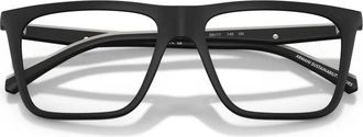 Emporio Armani Clip-On Sunglasses - male - Emporio Armani - Glasses - Black - 56 MM - Accessories