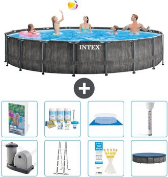 Intex Piscina Prism Frame Redonda - 549x122 Cm - 9-piezas S574
