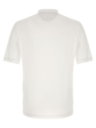 Brunello Cucinelli Mens White Polyamide T-Shirt
