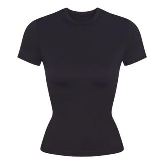 Nike (WMNS) Nike x SKIMS Matte Padded Baby T-Shirt Obsidian SSSSL9487W-OBD