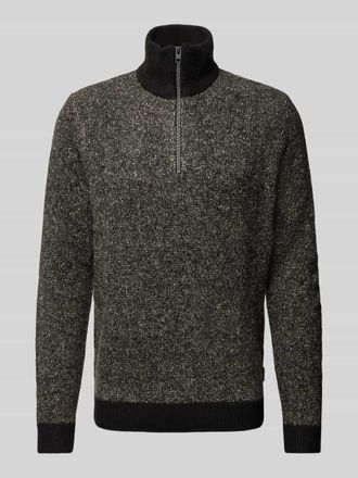 Jack & Jones Jack & Jones Strickpullover mit Rollkragen Modell COSPACE in Black, Gr&ouml;&szlig;e L
