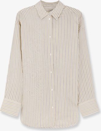 Toteme Camicia oversize in seta a righe - TOTEME - gender_Woman
