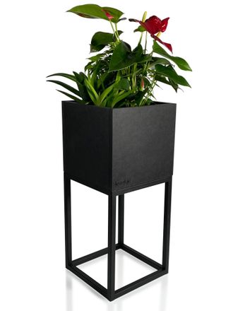 OEM Soporte Met&aacute;lico Para Flores Loft Fiorino 22x22x50 Cm