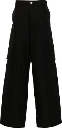VTMNTS loose-cut cargo pants - men - Polyester/Cotton/Cotton - 30 - Black