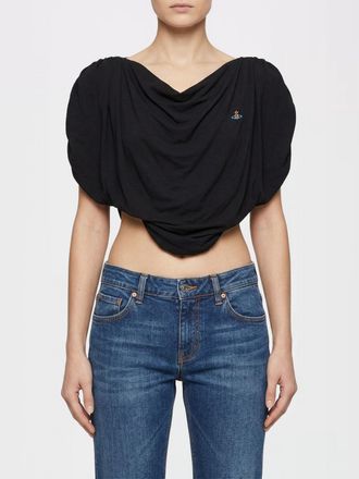 Vivienne Westwood Draped Viscose Cropped Top