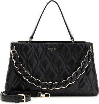 Guess Womens Satchel Black Polyurethane Satchel-bags