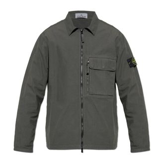 Stone Island Heren, Jassen, Grijs, Maat: XL Katoen