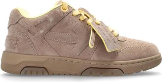 Off-white Schoenen, Dames, Bruin, 41 EU, Leer, Out Of Office Sneakers