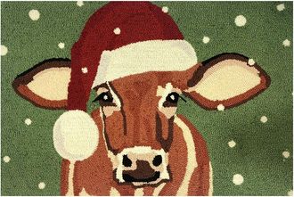 The Rug Market Santa Cow 30X48in Doormat