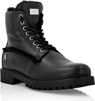 Philipp Plein Boots Unisex in Black at Nordstrom, Size 36