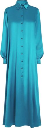 Dolce & Gabbana Chemisier con finitura satinata - Blu