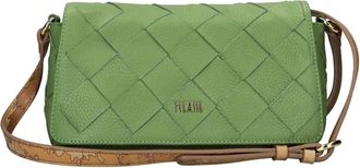 Alviero Martini 1A Classe Lc 48 I630Bali Crossbody Tas - Dames - Schoudertassen - Groen - ONE Size - Leer - Tassen