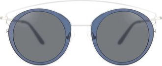 Liebeskind Dames zonnebril zilver/blauw 46-24-140 10251-00240 - Dames - Zonnebrillen - Grijs - ONE Size - Accessoires