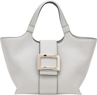 Roger Vivier Shopping Mini - Dames - Handtassen - Wit - ONE Size - Leer - Tassen