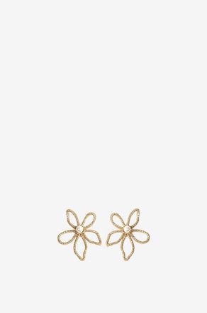 Deepa Gurnani Ohrstecker aus Strass und Perle Felicity