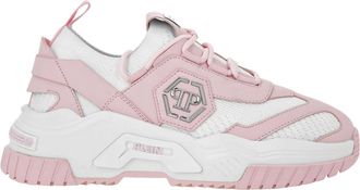 Philipp Plein Low-Top Sneakers Predator - unisex - Sneakers - Roze - 39 EU - Polyester - Schoenen