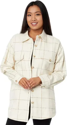 Madewell Boucle Shirt-Jacket Womens Antique Cream Long Sleeve GBO2 8