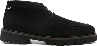 Giuseppe Zanotti Suède desert boots - Zwart