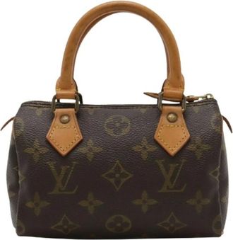 Louis Vuitton Pre-owned Mini Bags, female, Brown, Size: ONE SIZE Pre-owned Mini Pouch