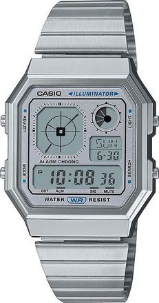 Casio Womens A130WE-7AEF Collection Watch - Silver Stainless Steel - One Size