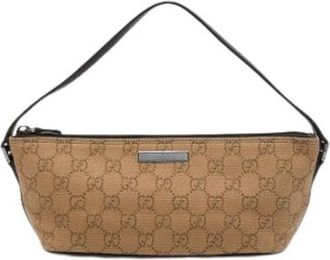 Gucci Pre-owned The Boat Mini Bag - Dames - Vintage Mini Tas - Bruin - ONE Size - Leer - Vintage