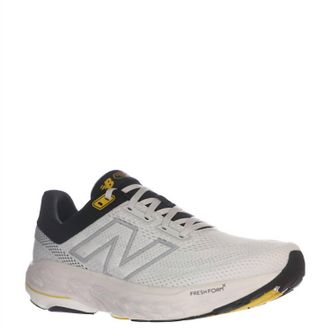 New Balance Mens Fresh Foam X 860V14 Wide Shoe In Grey Matter/black/ginger Lemon