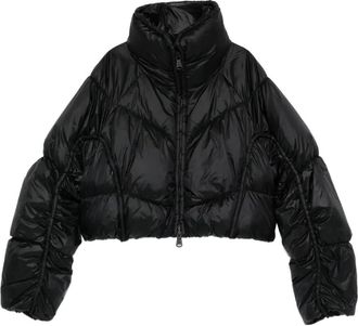 Canadian Camille quilted cropped jacket - Zwart