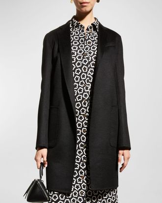 Adam Lippes Zibeline Cashmere Car Coat