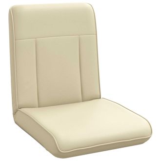 vidaXL Sill&oacute;n Ajustable Crema Cuero Sint&eacute;tico Vidaxl