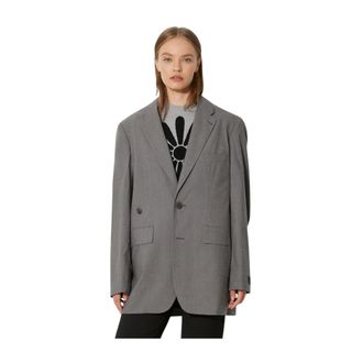 Kenzo Dames, Jassen, Grijs, Maat: XS Katoen