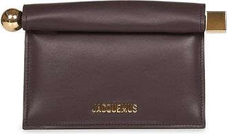 Jacquemus Stijlvolle Leren Schoudertas - Dames - Clutches - Bruin - ONE Size - Tassen