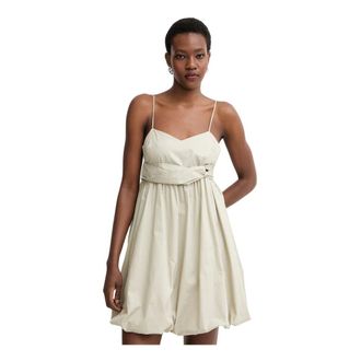 A|X Armani Exchange Vestido Mini Globo - Dresses - Mujer - Beige - L