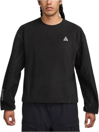 Nike Wolf Tree Crewneck - Heren - Sportshirts - Zwart - L - Wol - Fitness