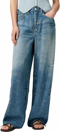 AllSaints Jett Wide Leg Jeans in Illusion Indigo at Nordstrom, Size 12 Us