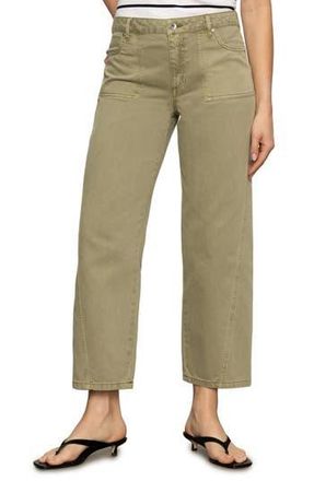 Sanctuary District High Waist Barrel Leg Ankle Jeans in Bamboo at Nordstrom Rack, Size 34